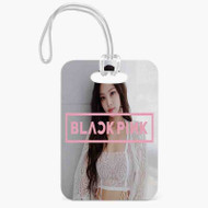 Onyourcases jennie blackpink Custom Luggage Tags Personalized Name PU Leather Luggage Tag With Strap Awesome Baggage Hanging Suitcase Bag Tags Name ID Labels Travel Bag Accessories