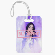 Onyourcases Jisoo blackpink Custom Luggage Tags Personalized Name PU Leather Luggage Tag With Strap Awesome Baggage Hanging Suitcase Bag Tags Name ID Labels Travel Bag Accessories