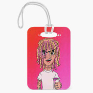 Onyourcases Lil Pump Boss Custom Luggage Tags Personalized Name PU Leather Luggage Tag With Strap Awesome Baggage Hanging Suitcase Bag Tags Name ID Labels Travel Bag Accessories
