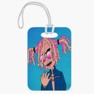 Onyourcases Lil Pump Gucci Gang Art Custom Luggage Tags Personalized Name PU Leather Luggage Tag With Strap Awesome Baggage Hanging Suitcase Bag Tags Name ID Labels Travel Bag Accessories