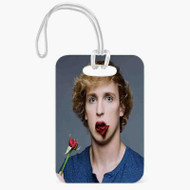 Onyourcases Logan Paul 3 Custom Luggage Tags Personalized Name PU Leather Luggage Tag With Strap Awesome Baggage Hanging Suitcase Bag Tags Name ID Labels Travel Bag Accessories