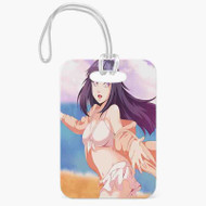 Onyourcases Sexy Hinata Hyuga Custom Luggage Tags Personalized Name PU Leather Luggage Tag With Strap Awesome Baggage Hanging Suitcase Bag Tags Name ID Labels Travel Bag Accessories
