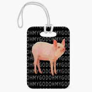 Onyourcases shane dawson pig Custom Luggage Tags Personalized Name PU Leather Luggage Tag With Strap Awesome Baggage Hanging Suitcase Bag Tags Name ID Labels Travel Bag Accessories