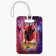 Onyourcases Spiderman The Avengers Infinity War Custom Luggage Tags Personalized Name PU Leather Luggage Tag With Strap Awesome Baggage Hanging Suitcase Bag Tags Name ID Labels Travel Bag Accessories