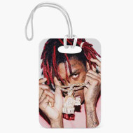 Onyourcases Trippie Redd Custom Luggage Tags Personalized Name PU Leather Luggage Tag With Strap Awesome Baggage Hanging Suitcase Bag Tags Name ID Labels Travel Bag Accessories