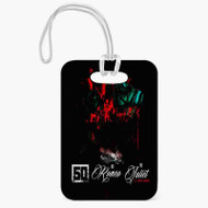Onyourcases 50 Cent No Romeo No Juliet feat Chris Brown Custom Luggage Tags Personalized Name PU Top Leather Luggage Tag With Strap Awesome Baggage Hanging Suitcase Bag Tags Name ID Labels Travel Bag Accessories