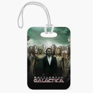 Onyourcases Battlestar Galactica Art Custom Luggage Tags Personalized Name PU Top Leather Luggage Tag With Strap Awesome Baggage Hanging Suitcase Bag Tags Name ID Labels Travel Bag Accessories