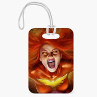 Onyourcases Dark Phoenix Custom Luggage Tags Personalized Name PU Top Leather Luggage Tag With Strap Awesome Baggage Hanging Suitcase Bag Tags Name ID Labels Travel Bag Accessories