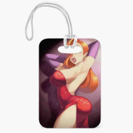 Onyourcases Jessica Rabbit Sexy Pose Disney Custom Luggage Tags Personalized Name PU Top Leather Luggage Tag With Strap Awesome Baggage Hanging Suitcase Bag Tags Name ID Labels Travel Bag Accessories