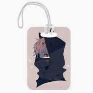 Onyourcases Kaneki Ken Nakigitsune Mask Tokyo Ghoul Custom Luggage Tags Personalized Name PU Top Leather Luggage Tag With Strap Awesome Baggage Hanging Suitcase Bag Tags Name ID Labels Travel Bag Accessories