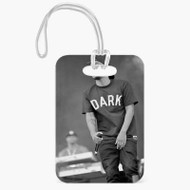Onyourcases Kendrick Lamar New Custom Luggage Tags Personalized Name PU Top Leather Luggage Tag With Strap Awesome Baggage Hanging Suitcase Bag Tags Name ID Labels Travel Bag Accessories