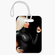 Onyourcases Nicki Minaj New Custom Luggage Tags Personalized Name PU Top Leather Luggage Tag With Strap Awesome Baggage Hanging Suitcase Bag Tags Name ID Labels Travel Bag Accessories
