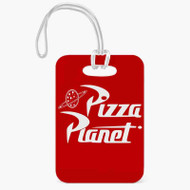Onyourcases Pizza Planet Custom Luggage Tags Personalized Name PU Top Leather Luggage Tag With Strap Awesome Baggage Hanging Suitcase Bag Tags Name ID Labels Travel Bag Accessories