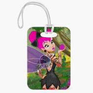 Onyourcases Tinkerbell Punk Disney Custom Luggage Tags Personalized Name PU Top Leather Luggage Tag With Strap Awesome Baggage Hanging Suitcase Bag Tags Name ID Labels Travel Bag Accessories