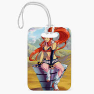 Onyourcases Yoko Gurren Lagann Custom Luggage Tags Personalized Name PU Top Leather Luggage Tag With Strap Awesome Baggage Hanging Suitcase Bag Tags Name ID Labels Travel Bag Accessories