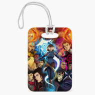 Onyourcases Avatar The Legend of Korra Custom Luggage Tags Personalized Name PU Leather Luggage Tag Top With Strap Awesome Baggage Hanging Suitcase Bag Tags Name ID Labels Travel Bag Accessories