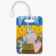 Onyourcases Dumbo Disney Custom Luggage Tags Personalized Name PU Leather Luggage Tag Top With Strap Awesome Baggage Hanging Suitcase Bag Tags Name ID Labels Travel Bag Accessories
