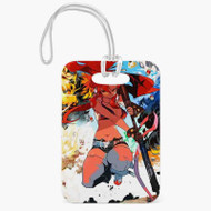 Onyourcases Gunner Yoko Gurren Lagann Custom Luggage Tags Personalized Name PU Leather Luggage Tag Top With Strap Awesome Baggage Hanging Suitcase Bag Tags Name ID Labels Travel Bag Accessories