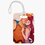 Onyourcases Hercules and Megara Disney Custom Luggage Tags Personalized Name PU Leather Luggage Tag Top With Strap Awesome Baggage Hanging Suitcase Bag Tags Name ID Labels Travel Bag Accessories