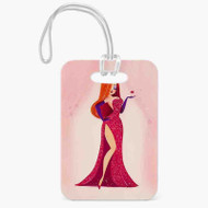 Onyourcases Jessica Rabbit Sexy Custom Luggage Tags Personalized Name PU Leather Luggage Tag Top With Strap Awesome Baggage Hanging Suitcase Bag Tags Name ID Labels Travel Bag Accessories