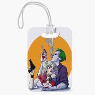Onyourcases Joker Harley Quinn Custom Luggage Tags Personalized Name PU Leather Luggage Tag Top With Strap Awesome Baggage Hanging Suitcase Bag Tags Name ID Labels Travel Bag Accessories