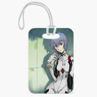 Onyourcases Rei Ayanami Evangelion Custom Luggage Tags Personalized Name PU Leather Luggage Tag Top With Strap Awesome Baggage Hanging Suitcase Bag Tags Name ID Labels Travel Bag Accessories