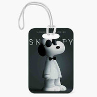 Onyourcases Snoopy Art Custom Luggage Tags Personalized Name PU Leather Luggage Tag Top With Strap Awesome Baggage Hanging Suitcase Bag Tags Name ID Labels Travel Bag Accessories