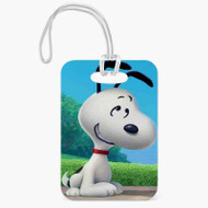Onyourcases Snoopy Close up Custom Luggage Tags Personalized Name PU Leather Luggage Tag Top With Strap Awesome Baggage Hanging Suitcase Bag Tags Name ID Labels Travel Bag Accessories