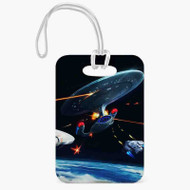 Onyourcases Star Trek Timelines Custom Luggage Tags Personalized Name PU Leather Luggage Tag Top With Strap Awesome Baggage Hanging Suitcase Bag Tags Name ID Labels Travel Bag Accessories