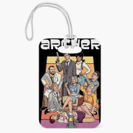 Onyourcases Sterling Archer Custom Luggage Tags Personalized Name PU Leather Luggage Tag Top With Strap Awesome Baggage Hanging Suitcase Bag Tags Name ID Labels Travel Bag Accessories