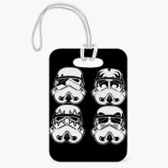 Onyourcases Stormtroopers Kiss Band Custom Luggage Tags Personalized Name PU Leather Luggage Tag Top With Strap Awesome Baggage Hanging Suitcase Bag Tags Name ID Labels Travel Bag Accessories