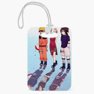 Onyourcases Uzumaki Naruto Sakura Haruno Kakashi Hatake Custom Luggage Tags Personalized Name PU Leather Luggage Tag Top With Strap Awesome Baggage Hanging Suitcase Bag Tags Name ID Labels Travel Bag Accessories