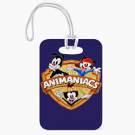 Onyourcases Animaniacs Custom Luggage Tags Personalized Name PU Leather Luggage Tag With Strap Top Awesome Baggage Hanging Suitcase Bag Tags Name ID Labels Travel Bag Accessories