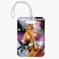 Onyourcases Ariana Grande Custom Luggage Tags Personalized Name PU Leather Luggage Tag With Strap Top Awesome Baggage Hanging Suitcase Bag Tags Name ID Labels Travel Bag Accessories