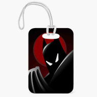 Onyourcases Batman The Animated Series Art Custom Luggage Tags Personalized Name PU Leather Luggage Tag With Strap Top Awesome Baggage Hanging Suitcase Bag Tags Name ID Labels Travel Bag Accessories