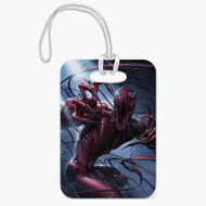 Onyourcases Carnage Marvel Superheroes Custom Luggage Tags Personalized Name PU Leather Luggage Tag With Strap Top Awesome Baggage Hanging Suitcase Bag Tags Name ID Labels Travel Bag Accessories