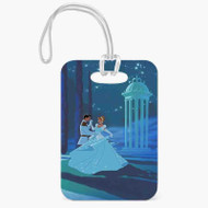 Onyourcases Cinderella Dancing Disney Custom Luggage Tags Personalized Name PU Leather Luggage Tag With Strap Top Awesome Baggage Hanging Suitcase Bag Tags Name ID Labels Travel Bag Accessories