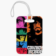 Onyourcases Cowboy Bebop Custom Luggage Tags Personalized Name PU Leather Luggage Tag With Strap Top Awesome Baggage Hanging Suitcase Bag Tags Name ID Labels Travel Bag Accessories