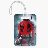 Onyourcases Deadpool Head Custom Luggage Tags Personalized Name PU Leather Luggage Tag With Strap Top Awesome Baggage Hanging Suitcase Bag Tags Name ID Labels Travel Bag Accessories