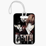 Onyourcases Death Note Arts Custom Luggage Tags Personalized Name PU Leather Luggage Tag With Strap Top Awesome Baggage Hanging Suitcase Bag Tags Name ID Labels Travel Bag Accessories