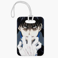 Onyourcases Fullmetal Alchemist Brotherhood Roy Mustang Custom Luggage Tags Personalized Name PU Leather Luggage Tag With Strap Top Awesome Baggage Hanging Suitcase Bag Tags Name ID Labels Travel Bag Accessories