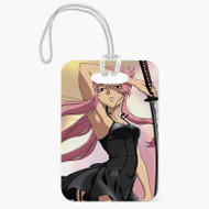 Onyourcases Future Diary Mirai Nikki Custom Luggage Tags Personalized Name PU Leather Luggage Tag With Strap Top Awesome Baggage Hanging Suitcase Bag Tags Name ID Labels Travel Bag Accessories