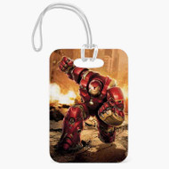 Onyourcases Hulkbuster Marvel Superheroes Custom Luggage Tags Personalized Name PU Leather Luggage Tag With Strap Top Awesome Baggage Hanging Suitcase Bag Tags Name ID Labels Travel Bag Accessories
