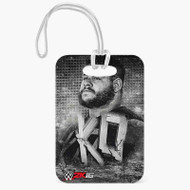 Onyourcases Kevin Owens WWE Custom Luggage Tags Personalized Name PU Leather Luggage Tag With Strap Top Awesome Baggage Hanging Suitcase Bag Tags Name ID Labels Travel Bag Accessories