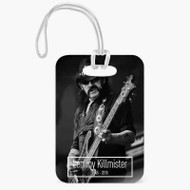 Onyourcases Lemmy Killmister Custom Luggage Tags Personalized Name PU Leather Luggage Tag With Strap Top Awesome Baggage Hanging Suitcase Bag Tags Name ID Labels Travel Bag Accessories