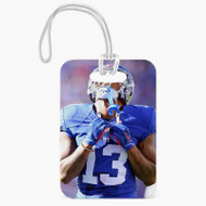 Onyourcases Odell Beckham Jr Custom Luggage Tags Personalized Name PU Leather Luggage Tag With Strap Top Awesome Baggage Hanging Suitcase Bag Tags Name ID Labels Travel Bag Accessories