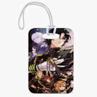Onyourcases Owari no Seraph Guren Ichinose Custom Luggage Tags Personalized Name PU Leather Luggage Tag With Strap Top Awesome Baggage Hanging Suitcase Bag Tags Name ID Labels Travel Bag Accessories