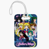 Onyourcases Sailor Moon Art Custom Luggage Tags Personalized Name PU Leather Luggage Tag With Strap Top Awesome Baggage Hanging Suitcase Bag Tags Name ID Labels Travel Bag Accessories