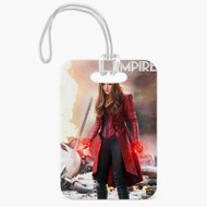 Onyourcases Scarlet Witch Marvel Superheroes Custom Luggage Tags Personalized Name PU Leather Luggage Tag With Strap Top Awesome Baggage Hanging Suitcase Bag Tags Name ID Labels Travel Bag Accessories