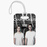 Onyourcases The Chainsmokers Custom Luggage Tags Personalized Name PU Leather Luggage Tag With Strap Top Awesome Baggage Hanging Suitcase Bag Tags Name ID Labels Travel Bag Accessories